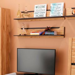 АФИНА А19а Полка Крафт в Александровском - alexsandrovskoe.mebel24.online | фото 2