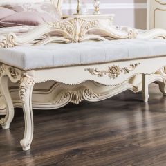 Банкетка Мона Лиза (крем) в Александровском - alexsandrovskoe.mebel24.online | фото 5