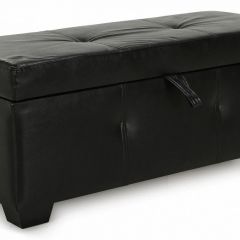 Банкетка-сундук Шерри College Black в Александровском - alexsandrovskoe.mebel24.online | фото