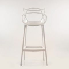 Барный стул Barneo N-235 Masters, белый, design Phillip Stark в Александровском - alexsandrovskoe.mebel24.online | фото 3