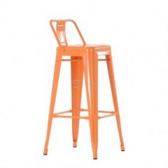 Барный стул Barneo N-242 Tolix Style 2003 Оранжевый в Александровском - alexsandrovskoe.mebel24.online | фото