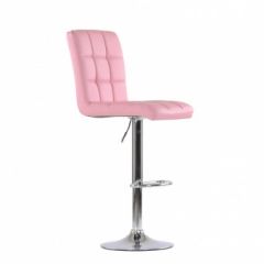 Барный стул Barneo N-48 Kruger нежно-розовый в Александровском - alexsandrovskoe.mebel24.online | фото
