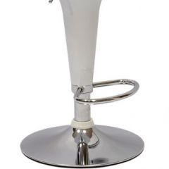 Барный стул Barneo N-7 Malibu белый глянец в Александровском - alexsandrovskoe.mebel24.online | фото 3