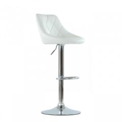 Барный стул Barneo N-83 Comfort (Комфорт) белый в Александровском - alexsandrovskoe.mebel24.online | фото