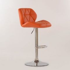 Барный стул Barneo N-85 Diamond оранжевый в Александровском - alexsandrovskoe.mebel24.online | фото 2