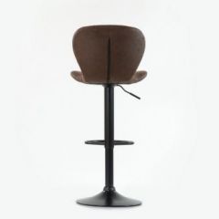 Барный стул Barneo N-86 Time / Black / VPU Brown Vintage коричневый винтаж PK970-18 в Александровском - alexsandrovskoe.mebel24.online | фото 2