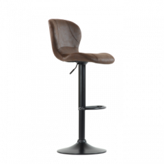 Барный стул Barneo N-86 Time / Black / VPU Brown Vintage коричневый винтаж PK970-18 в Александровском - alexsandrovskoe.mebel24.online | фото
