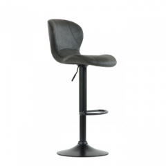 Барный стул Barneo N-86 Time / Black / VPU Dark Gray Vintage серый винтаж 970-11 в Александровском - alexsandrovskoe.mebel24.online | фото