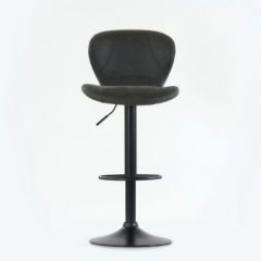Барный стул Barneo N-86 Time / Black / VPU Dark Gray Vintage серый винтаж 970-11 в Александровском - alexsandrovskoe.mebel24.online | фото 3