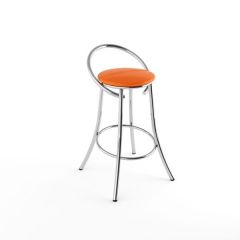 Барный стул Фуриант оранжевый-843 в Александровском - alexsandrovskoe.mebel24.online | фото