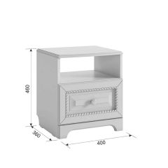 БЕЛЛА Тумба прикроватная в Александровском - alexsandrovskoe.mebel24.online | фото 4