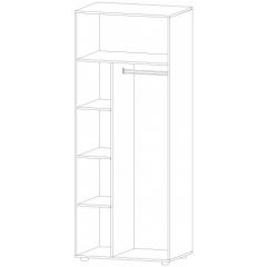 РАЛЬФ Шкаф для одежды в Александровском - alexsandrovskoe.mebel24.online | фото 2
