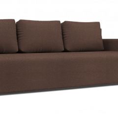 Диван Алиса 4 Bahama PEBBLE - Teos Dark Brown в Александровском - alexsandrovskoe.mebel24.online | фото