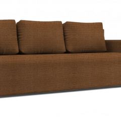 Диван Алиса 4 Shaggy BROWN - Teos Dark Brown в Александровском - alexsandrovskoe.mebel24.online | фото