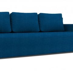 Диван Алиса 4 Shaggy DENIM - Teos Black в Александровском - alexsandrovskoe.mebel24.online | фото