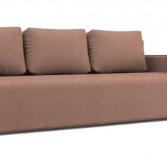 Диван Алиса 4 Shaggy DESERT - Teos Dark Brown в Александровском - alexsandrovskoe.mebel24.online | фото