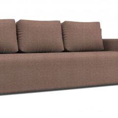 Диван Алиса 4 Shaggy MOCCA - Teos Dark Brown в Александровском - alexsandrovskoe.mebel24.online | фото