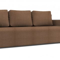 Диван Алиса 4 Shaggy SAND - Teos Black в Александровском - alexsandrovskoe.mebel24.online | фото