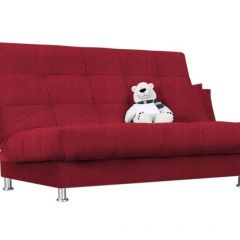 Диван Идальго Shaggy Red с подушками в Александровском - alexsandrovskoe.mebel24.online | фото