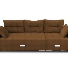 Диван Милан Shaggy Brown в Александровском - alexsandrovskoe.mebel24.online | фото