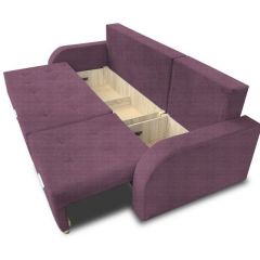 Диван Милан Shaggy Lilac в Александровском - alexsandrovskoe.mebel24.online | фото 3