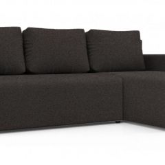 Диван угловой Алиса 3 Bahama GRAFIT - Teos Dark Brown в Александровском - alexsandrovskoe.mebel24.online | фото