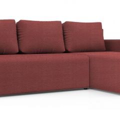 Диван угловой Алиса 3 Shaggy MAUVE - TEOS BLACK в Александровском - alexsandrovskoe.mebel24.online | фото