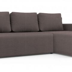 Диван угловой Алиса 3 Vital COCOA - Teos Dark Brown в Александровском - alexsandrovskoe.mebel24.online | фото