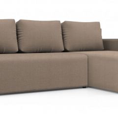 Диван угловой Алиса 3 Vital SAND - Teos Dark Brown в Александровском - alexsandrovskoe.mebel24.online | фото