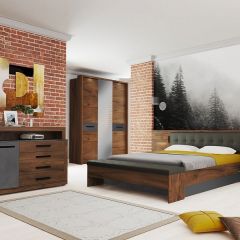 ГЛАЗГО МС Спальный гарнитур в Александровском - alexsandrovskoe.mebel24.online | фото