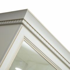 Гостиная Эльмира (модульная) Белая в Александровском - alexsandrovskoe.mebel24.online | фото 2