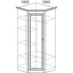 Гостиная Флоренция 4 Дуб оксфорд в Александровском - alexsandrovskoe.mebel24.online | фото 6