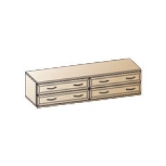Гостиная Карина Композиция 10 (Снежный ясень) в Александровском - alexsandrovskoe.mebel24.online | фото 5