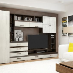 Стенка Коста ЛДСП в Александровском - alexsandrovskoe.mebel24.online | фото 4