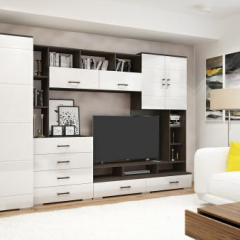 Стенка Коста МДФ в Александровском - alexsandrovskoe.mebel24.online | фото