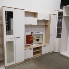 Гостиная МГС 3 Исполнение 1 (Дуб сонома/Белый) в Александровском - alexsandrovskoe.mebel24.online | фото 4