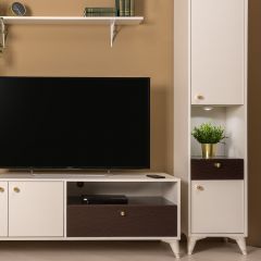 Гостиная Миндаль (модульная) в Александровском - alexsandrovskoe.mebel24.online | фото 3
