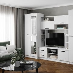 Гостиная СОЛО ЛДСП Белый в Александровском - alexsandrovskoe.mebel24.online | фото