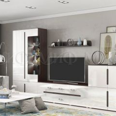 КИМ Тумба 4-х створчатая (белый) в Александровском - alexsandrovskoe.mebel24.online | фото 3