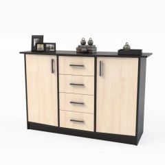 Комод К-2.1 (Венге/Дуб молочный) в Александровском - alexsandrovskoe.mebel24.online | фото