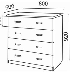 Комод Классик (Rinner) в Александровском - alexsandrovskoe.mebel24.online | фото 3
