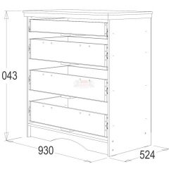 Комод Ольга-10 МДФ в Александровском - alexsandrovskoe.mebel24.online | фото 2