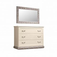 Комод Тиффани штрих-лак/серебро (ТФКМ-1) в Александровском - alexsandrovskoe.mebel24.online | фото