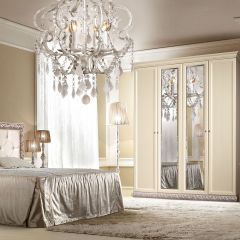 Комод Тиффани штрих-лак/серебро (ТФКМ-1) в Александровском - alexsandrovskoe.mebel24.online | фото 2