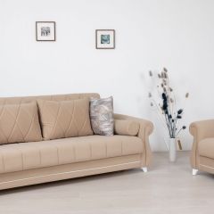 Комплект Роуз ТД 412 диван-кровать + кресло + комплект подушек в Александровском - alexsandrovskoe.mebel24.online | фото 1