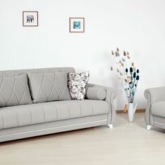 Комплект Роуз ТД 414 диван-кровать + кресло + комплект подушек в Александровском - alexsandrovskoe.mebel24.online | фото