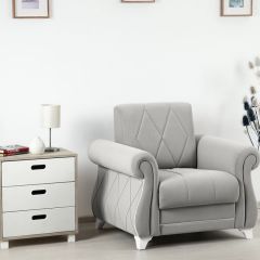 Комплект Роуз ТД 414 диван-кровать + кресло + комплект подушек в Александровском - alexsandrovskoe.mebel24.online | фото 2