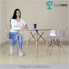 Кресло Barneo N-14-14 SteelMold прозрачный в Александровском - alexsandrovskoe.mebel24.online | фото 2