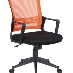 Кресло BRABIX " Balance MG-320", черное/оранжевое, 531832 в Александровском - alexsandrovskoe.mebel24.online | фото