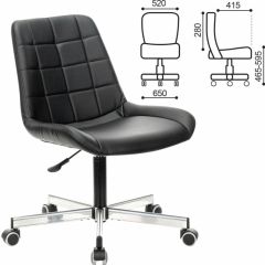 Кресло BRABIX "Deco MG-316" (черное) 532080 в Александровском - alexsandrovskoe.mebel24.online | фото 2
